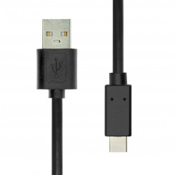 Кабель ProXtend USB-C — USB A 2.0, 3 м, черный