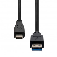 ProXtend USB-C-st USB-A 3.2 Gen1 kaabel, must 1M