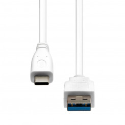 ProXtend USB-C ja USB A 3.0 kaabel 1M valge