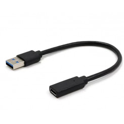ProXtend USB-A to USB-C 3.2 Gen 1 M/F 20cm Black