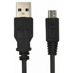 Kabelis Brackton Micro USB Male - USB-A Male 1.8m Black