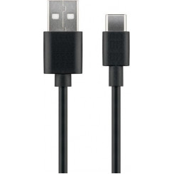 MicroConnect USB-C to USB2.0 Type A Cable, 1m