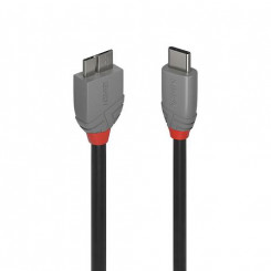 Lindy 2m USB 3.2 Type C to Micro-B Cable, Anthra Line