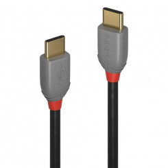 Кабель Lindy USB 2.0 Type C, 0,5 м, линия Anthra