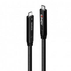 Lindy 43333 USB-кабель 10 м USB 3.2 Gen 1 (3.1 Gen 1) USB C Черный
