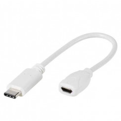 USB-кабель Vivanco, 0,1 м USB 2.0 USB C Micro-USB B Белый