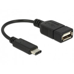 DeLOCK 65579 USB cable 0.15 m USB 2.0 USB C USB A Black