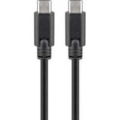 Goobay 66508 USB-кабель 2 м USB 3.2 Gen 1 (3.1 Gen 1) USB C Черный