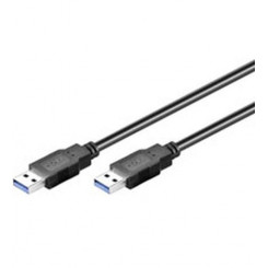 Goobay 0.5m USB 3.0 A / A USB cable USB 3.2 Gen 1 (3.1 Gen 1) USB A Black