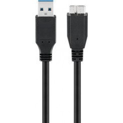 Goobay 95734 USB cable 0.5 m USB 3.2 Gen 1 (3.1 Gen 1) USB A Micro-USB B Black
