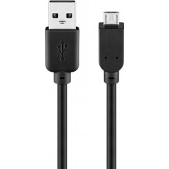 Goobay 95735 USB cable 0.3 m USB 2.0 USB A Micro-USB B Black