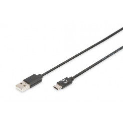 Digitus USB Type-C™ ühenduskaabel, Type-C™ kuni A