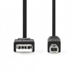 Nedis CCGL60100BK30 USB-кабель 3 м USB 2.0 USB A USB B Черный