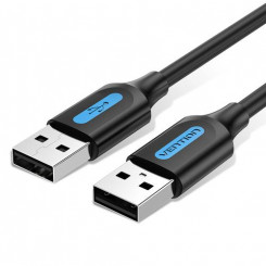 Vention USB 2.0 A Male to A Male Cable 3M Black PVC Type
