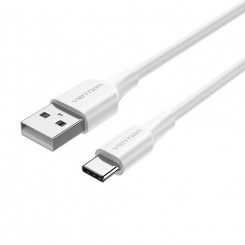 Vention USB 2.0 A isane-C isane 3A kaabel 2M valge