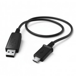 Hama 0,6 м, USB2.0-A / USB2.0 Micro-B USB-кабель USB A Micro-USB B Черный