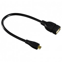 Hama 173892 USB-кабель 0,15 м USB 2.0 Micro-USB B USB A Черный