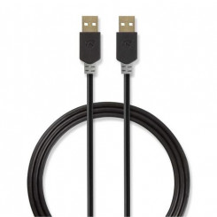 Nedis CCBW60000AT20 USB cable 2 m USB 2.0 USB A Anthracite