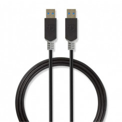 Nedis CCBW61000AT20 USB cable 2 m USB 3.2 Gen 1 (3.1 Gen 1) USB A Anthracite