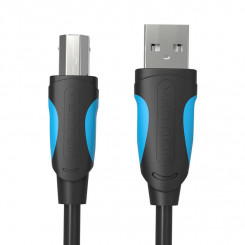 Кабель принтера USB 2.0 A — USB-B Vention VAS-A16-B100 1 м, черный