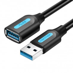 Удлинительный кабель USB 3.0 «папа-мама» Vention CBHBF 1 м, черный