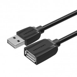 Удлинитель USB 2.0 Vention VAS-A44-B150 1,5м Черный