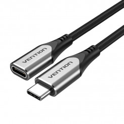 Удлинительный кабель USB-C 3.1 Vention TABHF 1м PD 60Вт (Серый)