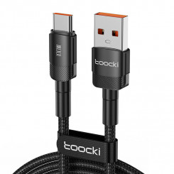 Kaabel USB-A kuni USB-C Toocki TXCT-HY01, 1m, FC 100W (must)