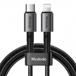 Кабель USB-C к молнии Mcdodo CA-2851, 36Вт, 2м (черный)