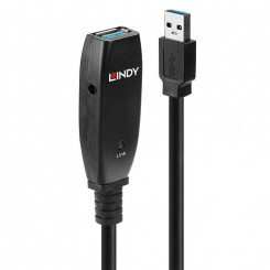 Lindy 43353 USB-кабель 3 м USB 3.2 Gen 1 (3.1 Gen 1) USB A Черный