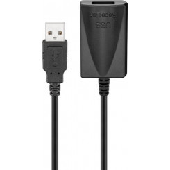 Goobay 68876 USB-кабель 5 м USB 2.0 USB A Черный