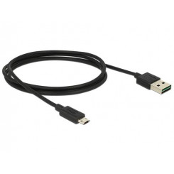DeLOCK 83844 USB cable 1 m USB 2.0 USB A Micro-USB B Black