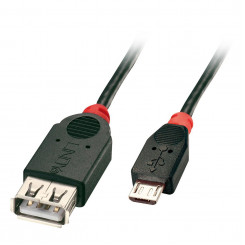 Кабель Lindy USB 2.0 типа Micro-B — A OTG длиной 1 м