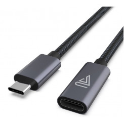 ProXtend USB-C pikendus 20V 5A BRAIDED Must 0,5M