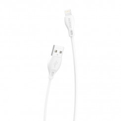 USB cable for Lightning Dudao L4 5A 2m (white)
