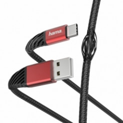 Hama USB Type C Male — USB Type A Male Black