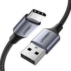 Ugreen 60126 USB-кабель 1 м USB C USB A Черный, Серый
