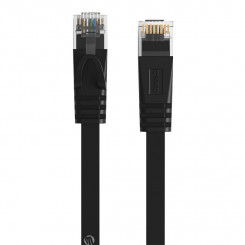 Orico Flat Ethernet Network Cable, RJ45, Cat.6, 1m (Black)