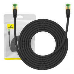 Сетевой кабель в оплетке Cat.8 Baseus Ethernet RJ45, 40 Гбит/с, 5 м (черный)