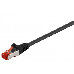 Сетевой кабель MicroConnect CAT6 S/FTP, 10 м, черный