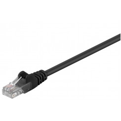 MicroConnect CAT5e U/UTP võrgukaabel 0,5 m, must