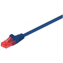 Сетевой кабель MicroConnect CAT6 U/UTP, 0,25 м, синий
