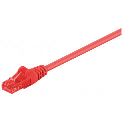 Сетевой кабель MicroConnect CAT6 U/UTP, 0,25 м, красный