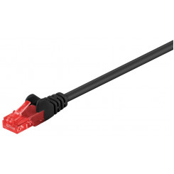 Сетевой кабель MicroConnect CAT6 U/UTP, 0,25 м, черный