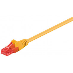 Сетевой кабель MicroConnect CAT6 U/UTP, 0,25 м, желтый