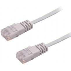 ПЛОСКИЙ сетевой кабель MicroConnect CAT6 U/UTP, 5 м, серый