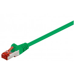 MicroConnect CAT6 S/FTP Network Cable 1m, Green