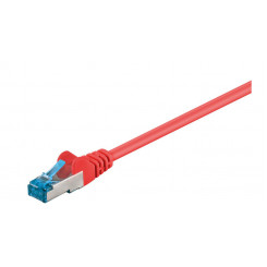 MicroConnect CAT6a S/FTP Network Cable 1m, Red