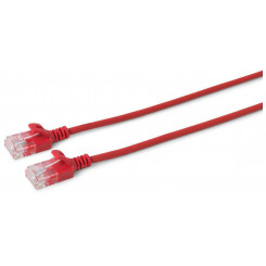 Сетевой кабель MicroConnect CAT6 U/UTP SLIM, 2 м, красный