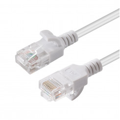 Сетевой кабель MicroConnect CAT6a U/UTP SLIM, 3 м, белый